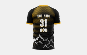 Maillot Sportif Personnalisable NCB - Design Noir Épaules Noires